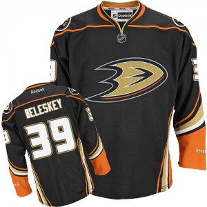 Reebok Anaheim Ducks 39 Men's Matt Beleskey Authentic Black Third NHL Jersey