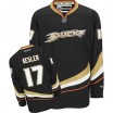 Reebok Anaheim Ducks 17 Men's Ryan Kesler Authentic Black Home NHL Jersey