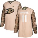 Adidas Anaheim Ducks Youth Daniel Sprong Authentic Camo Veterans Day Practice NHL Jersey