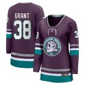 Fanatics Branded Anaheim Ducks Women's Derek Grant Premier Purple 30th Anniversary Breakaway NHL Jersey