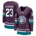 Fanatics Branded Anaheim Ducks Women's Mason McTavish Premier Purple 30th Anniversary Breakaway NHL Jersey