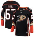 Fanatics Branded Anaheim Ducks Women's Rickard Rakell Authentic Black Home NHL Jersey