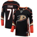 Fanatics Branded Anaheim Ducks Women's Austin Strand Breakaway Black Home NHL Jersey