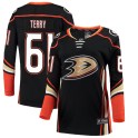 Fanatics Branded Anaheim Ducks Women's Troy Terry Authentic Black Home NHL Jersey