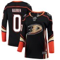 Fanatics Branded Anaheim Ducks Women's Noah Warren Breakaway Black Home NHL Jersey