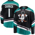 Fanatics Branded Anaheim Ducks Men's Trevor Carrick Breakaway Black Alternate NHL Jersey