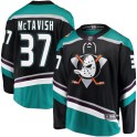 Fanatics Branded Anaheim Ducks Men's Mason McTavish Breakaway Black Alternate NHL Jersey