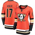 Fanatics Branded Anaheim Ducks Women's Ryan Kesler Premier Orange Breakaway 2019/20 Alternate NHL Jersey