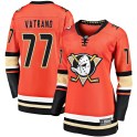 Fanatics Branded Anaheim Ducks Women's Frank Vatrano Premier Orange Breakaway 2019/20 Alternate NHL Jersey