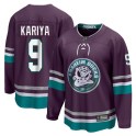 Fanatics Branded Anaheim Ducks Men's Paul Kariya Premier Purple 30th Anniversary Breakaway NHL Jersey