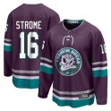 Fanatics Branded Anaheim Ducks Men's Ryan Strome Premier Purple 30th Anniversary Breakaway NHL Jersey