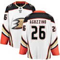 Fanatics Branded Anaheim Ducks Men's Andrew Agozzino Breakaway White ized Away NHL Jersey