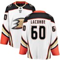 Fanatics Branded Anaheim Ducks Men's Jackson LaCombe Breakaway White Away NHL Jersey