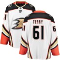 Fanatics Branded Anaheim Ducks Men's Troy Terry Authentic White Away NHL Jersey