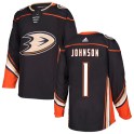 Adidas Anaheim Ducks Youth Chad Johnson Authentic Black Home NHL Jersey