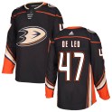Adidas Anaheim Ducks Youth Chase De Leo Authentic Black Home NHL Jersey