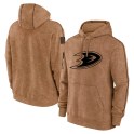 Anaheim Ducks Youth Brown 2023 Salute to Service Club Pullover Hoodie