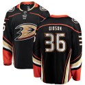 Fanatics Branded Anaheim Ducks Men's John Gibson Authentic Black Home NHL Jersey
