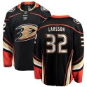 Fanatics Branded Anaheim Ducks Men's Jacob Larsson Breakaway Black Home NHL Jersey