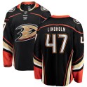 Fanatics Branded Anaheim Ducks Men's Hampus Lindholm Authentic Black Home NHL Jersey