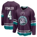 Fanatics Branded Anaheim Ducks Youth Cam Fowler Premier Purple 30th Anniversary Breakaway NHL Jersey