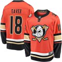 Fanatics Branded Anaheim Ducks Youth Patrick Eaves Premier Orange Breakaway 2019/20 Alternate NHL Jersey
