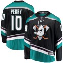 Fanatics Branded Anaheim Ducks Youth Corey Perry Breakaway Black Alternate NHL Jersey