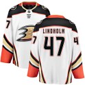 Fanatics Branded Anaheim Ducks Youth Hampus Lindholm Authentic White Away NHL Jersey