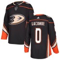 Adidas Anaheim Ducks Men's Jackson LaCombe Authentic Black Home NHL Jersey
