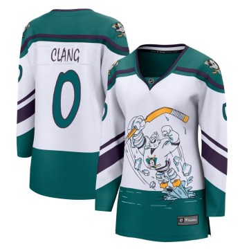 Fanatics Branded Anaheim Ducks Women's Calle Clang Breakaway White 2020/21 Special Edition NHL Jersey