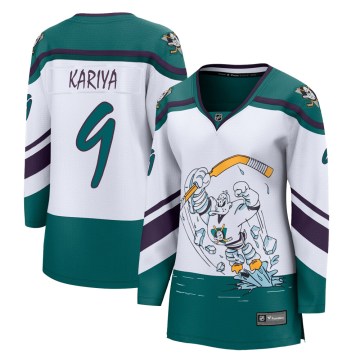 Fanatics Branded Anaheim Ducks Women's Paul Kariya Breakaway White 2020/21 Special Edition NHL Jersey