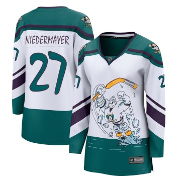 Fanatics Branded Anaheim Ducks Women's Scott Niedermayer Breakaway White 2020/21 Special Edition NHL Jersey