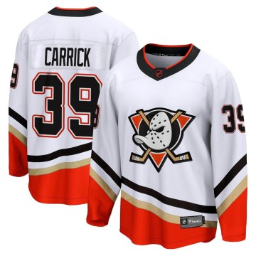 Fanatics Branded Anaheim Ducks Men's Sam Carrick Breakaway White Special Edition 2.0 NHL Jersey