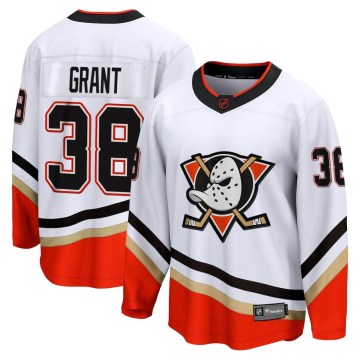 Fanatics Branded Anaheim Ducks Men's Derek Grant Breakaway White Special Edition 2.0 NHL Jersey