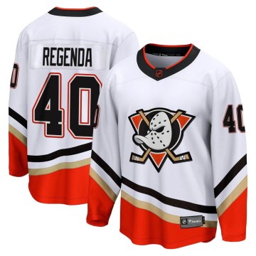 Fanatics Branded Anaheim Ducks Men's Pavol Regenda Breakaway White Special Edition 2.0 NHL Jersey