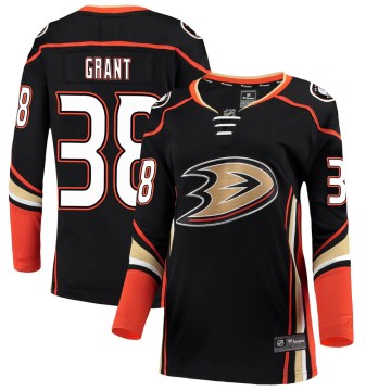 Fanatics Branded Anaheim Ducks Women's Derek Grant Breakaway Black Home NHL Jersey