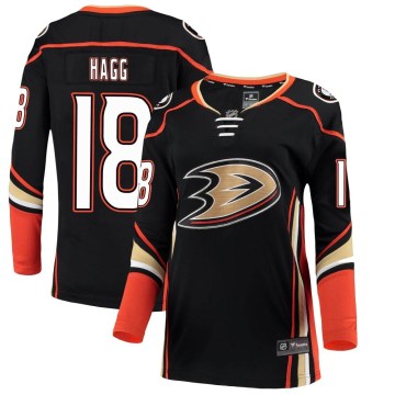 Fanatics Branded Anaheim Ducks Women's Robert Hagg Breakaway Black Home NHL Jersey