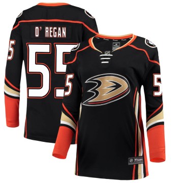Fanatics Branded Anaheim Ducks Women's Danny O'Regan Breakaway Black Home NHL Jersey