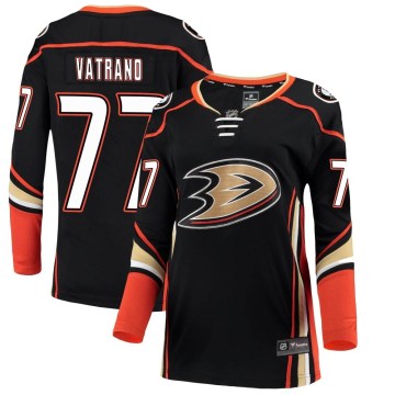 Fanatics Branded Anaheim Ducks Women's Frank Vatrano Breakaway Black Home NHL Jersey