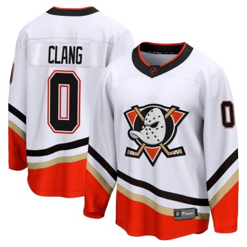 Fanatics Branded Anaheim Ducks Youth Calle Clang Breakaway White Special Edition 2.0 NHL Jersey