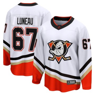 Fanatics Branded Anaheim Ducks Youth Tristan Luneau Breakaway White Special Edition 2.0 NHL Jersey