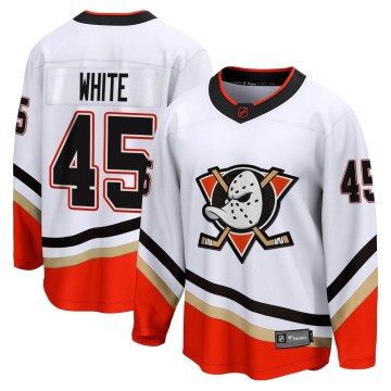 Fanatics Branded Anaheim Ducks Youth Colton White Breakaway White Special Edition 2.0 NHL Jersey
