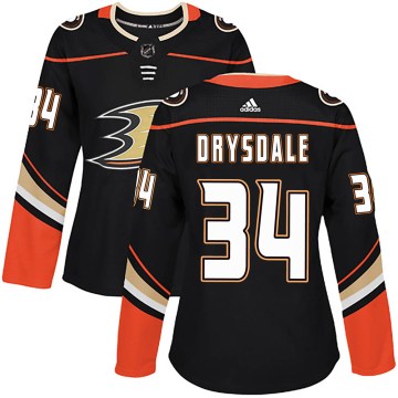 Adidas Anaheim Ducks Women's Jamie Drysdale Authentic Black Home NHL Jersey