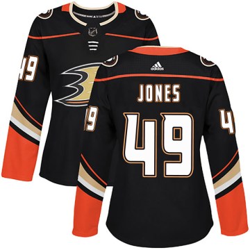 Adidas Anaheim Ducks Women's Max Jones Authentic Black Home NHL Jersey