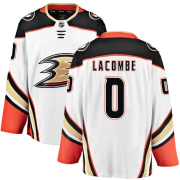 Fanatics Branded Anaheim Ducks Men's Jackson LaCombe Breakaway White Away NHL Jersey