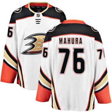 Fanatics Branded Anaheim Ducks Men's Josh Mahura Breakaway White Away NHL Jersey