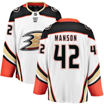 Fanatics Branded Anaheim Ducks Men's Josh Manson Authentic White Away NHL Jersey