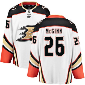 Fanatics Branded Anaheim Ducks Men's Brock McGinn Breakaway White Away NHL Jersey