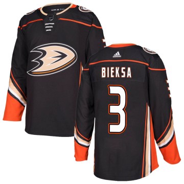 Adidas Anaheim Ducks Youth Kevin Bieksa Authentic Black Home NHL Jersey