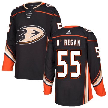 Adidas Anaheim Ducks Youth Danny O'Regan Authentic Black Home NHL Jersey